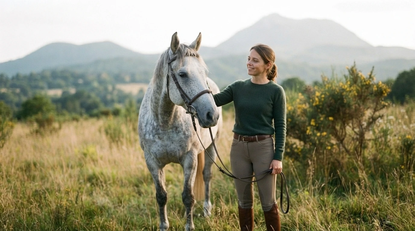 Cours d'équitation à Servilly, Allier